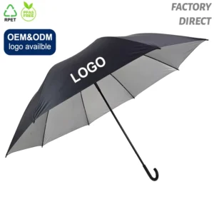 Extra-Large Waterproof Windproof UV Golf Umbrella with Logo, Supplier