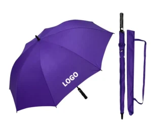 Extra-Large Windproof Waterproof Purple Golf Umbrella