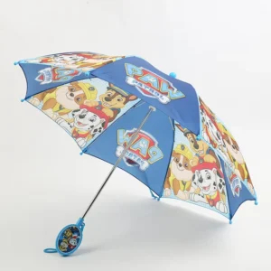 FINE OCEAN Modern Kids Cartoon Umbrella with Straight Design Metal Frame 190T Polyester Plastic Handle Custom Logo Back School