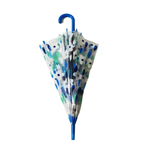 Factory 8K Clear Transparent Minimalist Straight Umbrella with Customized Color & Logo