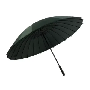 Factory Automatic Travel Windproof Pongee Stick Golf Umbrella 30-60 Inch Custom Straight Umbrella