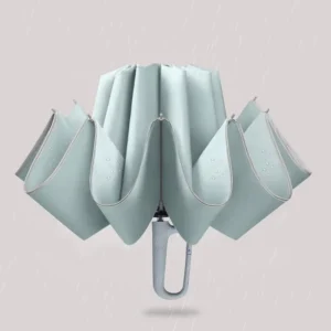 Factory Automatic Umbrella with Polyester Hook Handle for Retail and Gift Sets