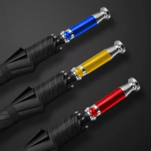 Factory Bulk Supply Multi Color Fiberglass Rib Oversized Windproof Straight Golf Umbrella