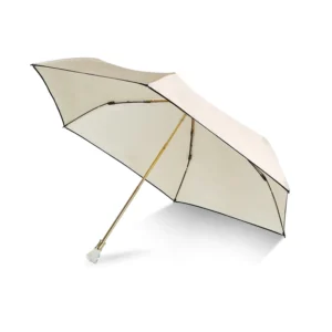 Factory Creamy-White Waterproof Beach Personal Rain Umbrella