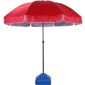 Factory Custom Logo Foldable Waterproof Polyester Beach Umbrellas Aluminum Poles for Outdoor Furniture Dining Kitchen
