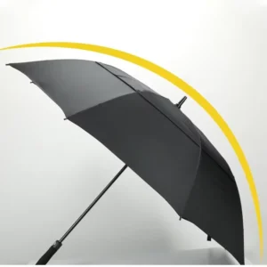 Factory Custom Logo Large 30 Inch Double Layer Windproof Waterproof Golf Umbrella for Promotional Campaigns