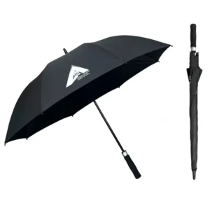 Factory Custom Logo Printed Waterproof Windproof Golf Straight Umbrella for Adults Pongee Personalized Sublimation