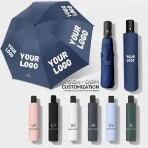 Factory Custom ODM OEM UV Umbrella Manual Open or Automatic 8K with Logo