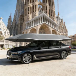 Factory Direct Automatic Car Canopy Cover Large-Size Car Parasol for Outdoor Sun and Rain Protection