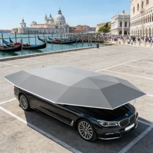 Factory Direct Automatic Car Roof Shade Umbrella with Remote Control for Sun and Rain Protection