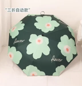 Factory Direct Automatic Three-Fold Rain and Sun Umbrella