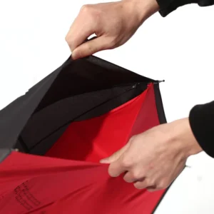 Factory Direct Classic Nylon Manual Control Double Swivel Straight Pattern Reverse Advertising Umbrella Rubber C