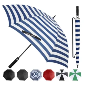 Factory Direct Custom Golf Umbrella Sublimation Blanks for Full Color Printing Luxury Gift Set Option