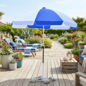 Factory Direct Custom Logo Advertising Beach Umbrella Outdoor Umbrella Promotion with Branding