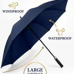 Factory Direct Extra Large Windproof UV Protection Straight Umbrella for Events and Daily Use