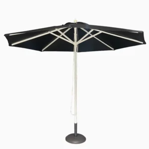 Factory Direct Outdoor Sun Umbrella Garden Beach Parasol with Brand Print for Patio Courtyard Hotel Park
