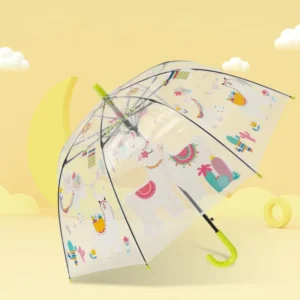 Factory Direct Transparent Cartoon Umbrella for Children