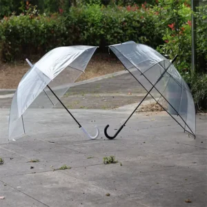 Factory Direct Transparent Umbrella for Camping and Travel