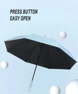 Factory Direct UV Protection Sun Rain Dual-Use Fiberglass Rib Auto Open Close Straight Umbrella Outdoor Activities