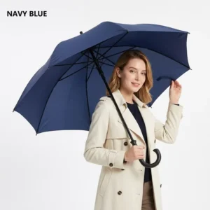Factory Direct Windproof UV-Protection Oversized Golf Umbrella with Non-Slip Grip Handle for Malaysia Political Campaigns