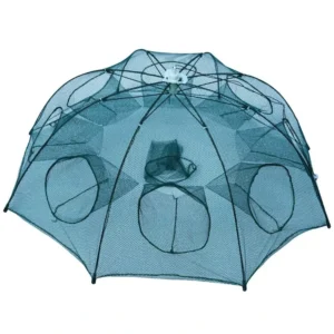 Factory Fishing Trap Lobster Shrimp Crab Automatic Minnow Crayfish Folded Portable 6 20 Holes Fish Cage Net