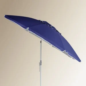 Factory High Quality Outdoor Sun Shade Canopy Travel Beach Parasol Portable With Sand Anchor Tilt Air Vent