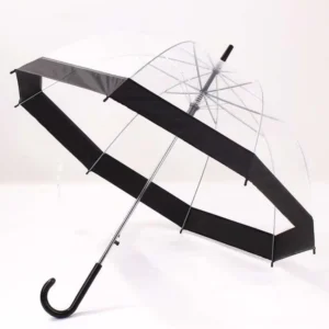 Factory Large Clear Mushroom Dome Windproof Umbrella Customized