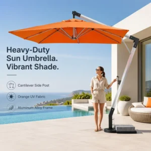 Factory Large Folding Parasol Umbrella Base for Outdoor Garden Pool Courtyard Park