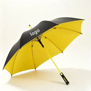 Factory Modern 8-Rib Straight Golf Umbrella Two-Tone Double-Layer UV-Coated Fully Automatic 110cm Oversized