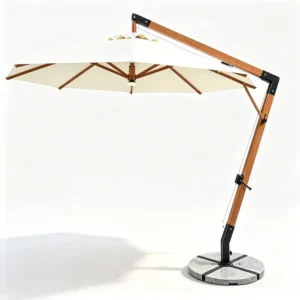 Factory Modern Sun Umbrella 3 Meter Diameter For Outdoor Beaches And Terraces