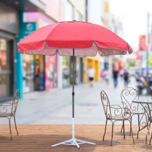 Factory OEM Custom Pattern Beach Umbrella Waterproof UV Block Large Outdoor Sunshade Foldable Garden Parasol