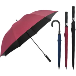 Factory OEM Heavy-Duty Windproof Straight Golf UV Umbrella with Custom Logo