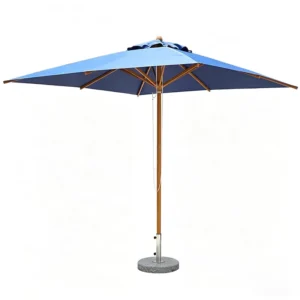 Factory Patio Outdoor Sun Shade Umbrella for Pool with Aluminum Square Center Pole for Park Picnic Area