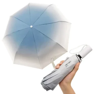 Factory Promotion 3 Fold Umbrellas Color Folding Umbrellas With Custom Logo for Outdoor Travel