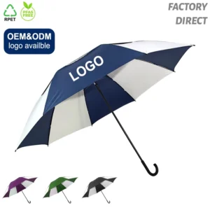 Factory Supplier Extra Large Windproof Stick Golf Umbrella