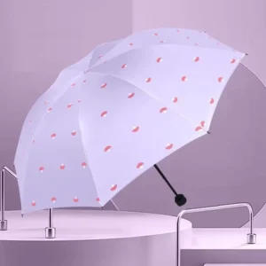 Factory Supplier Manual Folding Creative Mushroom Umbrella for Children, 8-Rib Dual-Use Sun and Rain Umbrella for Women
