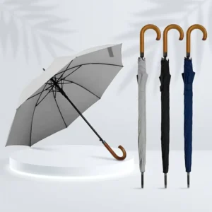 Factory Supply Classic Design Straight Stick Umbrella Customized With Logo Promotional Gift