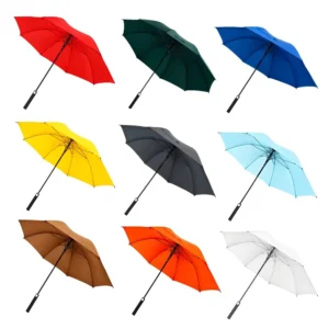 Factory Supplying 120cm Pongee Fabric Straight Umbrella with Custom Logo