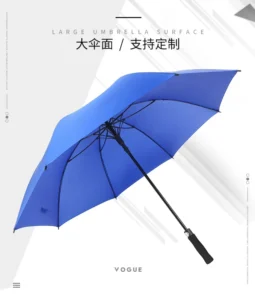 Factory Windproof Straight Golf Umbrella Auto-Open Personalized Logo Printing Sublimation