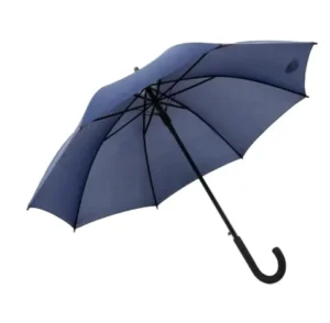 Fashion Semi-Automatic Crook Handle Straight Umbrella