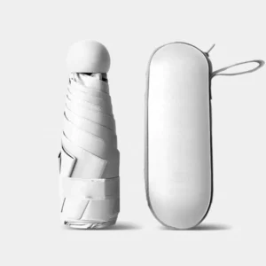 Fashion Small Windproof Rainproof Uv-Proof 5 Folding Mini Capsule Umbrella