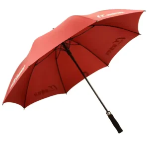 Fiberglass 25 Inch 8 Ribs Auto Open Close Straight Golf Umbrella