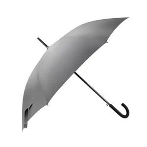 Fiberglass Frame 23-Inch Auto Stick Umbrella with Plastic Handle
