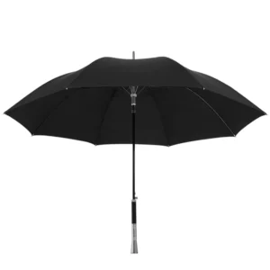 Fiberglass Golf Umbrella with Semi Automatic Opening Rain Resistant Windproof Custom Logo Printing for Men