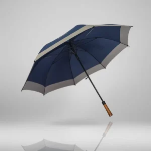 Fiberglass Storm Waterproof Wind-Resistant Golf Umbrella for Sun and Rain with Custom Logo for Three People