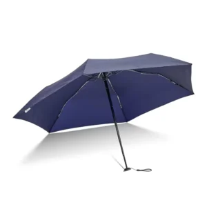Flat Mini 6 Fold Umbrella 12cm Compact Size 162g Lightweight Pocket Folding Umbrella Portable Design Factory Supply