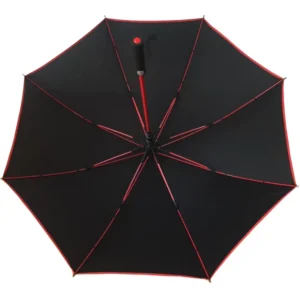 Fluorescent 10-Rib 30-Inch Automatic Windproof Straight Golf Umbrella