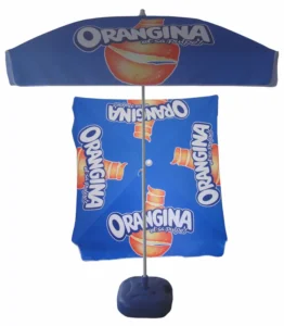 Foldable Anti-UV Stainless Steel Beach Umbrella with Tassels and Custom Design