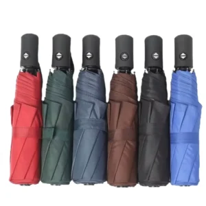 Foldable Automatic 3-Fold Travel Rain Umbrella