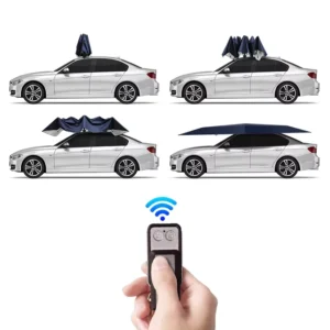 Foldable Automatic Carport Umbrella Tent Cover with Anti-UV Sun Protection
